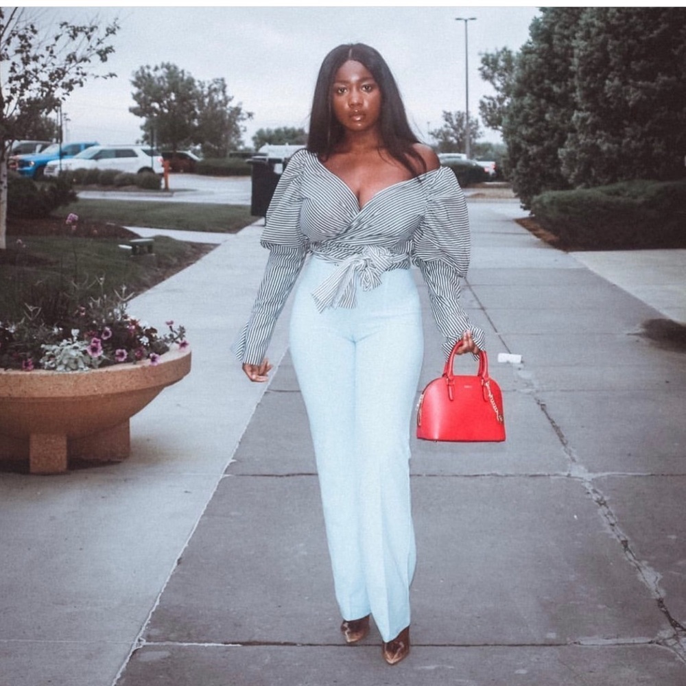 Wrap blouse